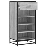 Shoe Rack Grey Sonoma 48x38x97.5 cm Engineered Wood 849212