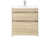 Bathroom Furniture Set Sonoma Oak 61 x 40 x 84.5 cm 3404260
