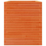 Garden Planter Wax Brown 90x60x68.5 cm Solid Wood Pine 3282501