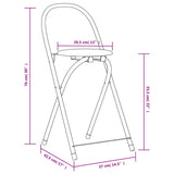 Five Piece Folding Dining Set MDF 243901