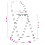 Five Piece Folding Dining Set MDF 243901