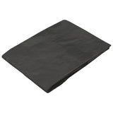 Tarpaulin with Eyelets Anthracite Grey 8 x 12 m 90 gsm PE 42039446