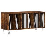 Record Cabinet Smoked Oak 100x38x48 cm Engineered Wood 831753