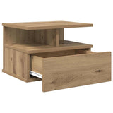 Floating Nightstand 2 pcs Artisan Oak 40 x 31 x 28 cm 871755