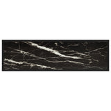 Console Table Black 120x35x75 cm Tempered Glass 322818