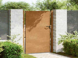 Garden Gate 100x200 cm Corten Steel 153207