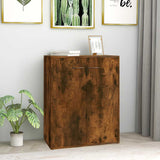 Sideboard Smoked Oak 60x30x75 cm Engineered Wood 815378