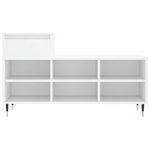 ZNTS Shoe Cabinet White 102x36x60 cm Engineered Wood 831356