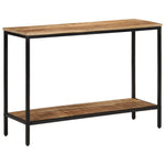 Console Table 100x35x70 cm Solid Rough Wood Mango 374071