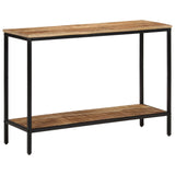 Console Table 100x35x70 cm Solid Rough Wood Mango 374071
