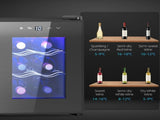 Six Bottle 8-18&degC Countertop Wine Fridge - Black T3398P343014
