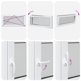 Basement Window "RISOR" 120x60 cm Tilt&Turn DIN Right White 4108332