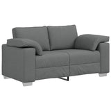 Sofa 3 pcs Dark Grey Fabric 3324659