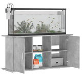 Aquarium Stand Concrete Grey 121x41x58 cm Engineered Wood 833619