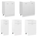 Sink Bottom Cabinet Lyon White 80x46x81.5 cm Engineered Wood 801196