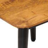 Coffee Table 45x45x40 cm Solid Wood Mango and Iron 356975
