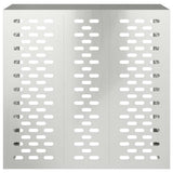 Air Conditioner Cover Silver 110 x 50 x 105 cm Galvanised Steel 865916
