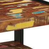 Coffee Table Multicolour 50x50x38 cm Solid Wood Reclaimed 4102723