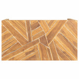 Coffee Table Erosion Solid Teak Wood 110x35x38 cm 326174