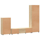 TV Cabinet Set FLORIN 3 pcs Sonoma Oak Engineered Wood 3397956