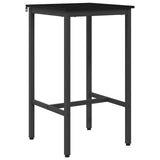 Bar Table 52 x 52 x 90 cm Engineered Wood Black Oak Rectangular 8006121