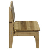 Garden Chairs 2 pcs 60x52.5x72 cm Impregnated Wood Pine 859326