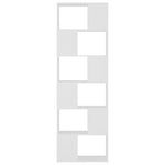 Book Cabinet Room Divider White 60x24x186 cm 809098