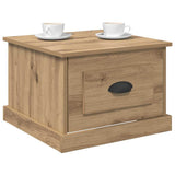 Coffee Table Artisan Oak 50 x 50 x 35 cm Engineered Wood 881371