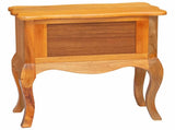 Side Table Natural 60.5 x 30 x 61 cm Solid Mahogany Wood 42009941