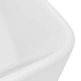 147042 Luxury Wash Basin Matt White 41x30x12 cm Ceramic