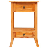 Console Table Natural 50.5 x 30 x 75.5 cm Solid Mahogany Wood 42009937