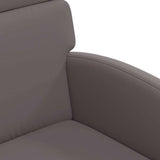 Dining Chairs with Wheels 2 pcs Grey 58 x 65 x 98 cm 42017886