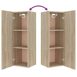 8 Piece TV Cabinet Set Sonoma Oak Engineered Wood 3114296