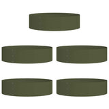 Planter Ring 5 pcs Olive Green 80 x 80 x 20 cm 873627