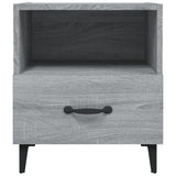 Bedside Cabinets 2 pcs Grey Sonoma Engineered Wood 817306