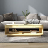 Coffee Table 110x50x33.5 cm Solid Pinewood 808508