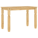 ZNTS Dining Table Corona 112x60x75 cm Solid Wood Pine 4005714