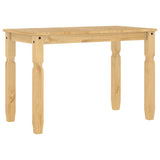 ZNTS Dining Table Corona 112x60x75 cm Solid Wood Pine 4005714