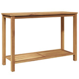 Console Table Brown 110 x 40 x 75 cm Solid Teak Wood 42002312