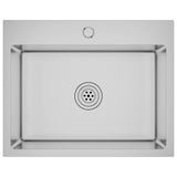 Handmade Kitchen Sink Stainless Steel 51512