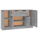 Sideboards 3 pcs Grey Sonoma Engineered Wood 3115834