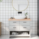 Bathroom Countertop 100x30x cm Untreated Solid Wood 3156031