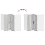 Kitchen Wall Corner Cabinet Lucca Grey Sonoma Engineered Wood 853863