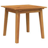 Garden Chairs with Table 3 pcs Black Solid Acacia Wood 3214437