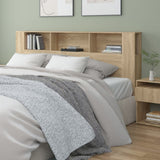 Headboard Cabinet Sonoma Oak 200x18.5x104.5 cm 811955
