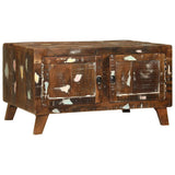 Coffee Table Multicolour 80 x 54 x 45 cm Solid Reclaim Wood 4104537