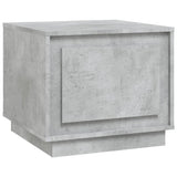 Coffee Table Concrete Grey 51x50x44 cm Engineered Wood 819872