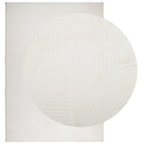 Rug IZA Short Pile Scandinavian Look Cream 120x170 cm 375440