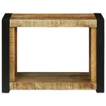 Wall Cube with Shelf Brown 55 x 35 x 40 cm Solid Mango wood 4016008