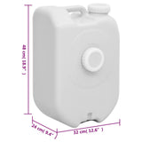 Portable Water Tank 24 L Grey 154415